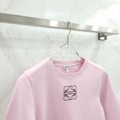 [럭스유] XS / 로에베 픽셀 아나그램 프린팅 크롭 반팔 티셔츠 썸네일 2