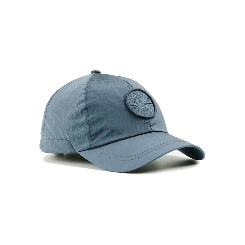 26SS 로고 자수 나일론 캡모자 블루 L1S15 9100011 S0076 V0024 - Stone Island