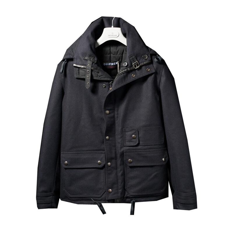 15주년 이큅먼트 하프 패딩 자켓 네이비 G19U531 A1 - Golden Goose