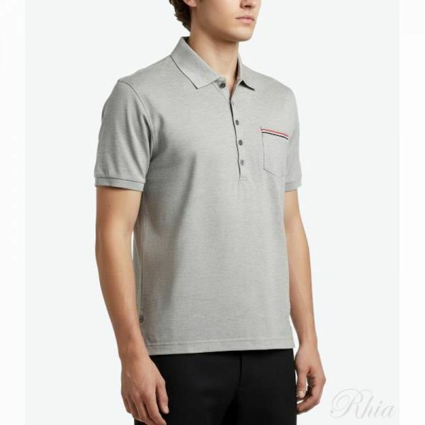 톰브라운 26SS 피케 포켓 폴로 MJP022A 01455 055 - Thom Browne