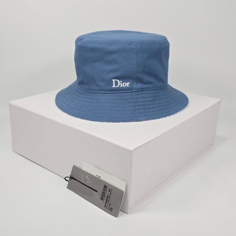 디올 플리스 오블리크 클로시 버킷햇 ( 59cm )  - Christian Dior