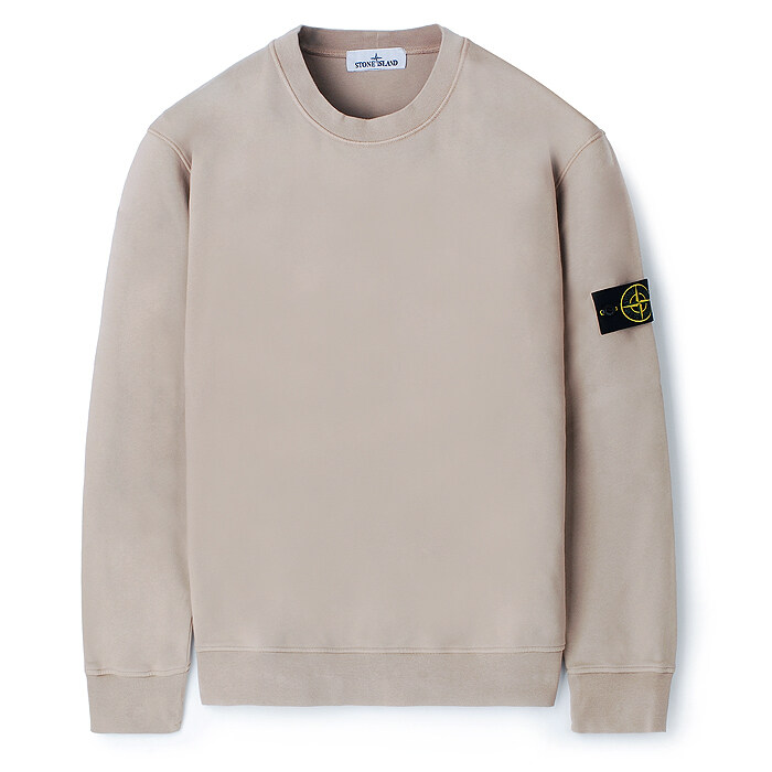 26SS 스톤 와펜 라운드 맨투맨 샌드베이지 L1S156100060 S0051 V009A - Stone Island