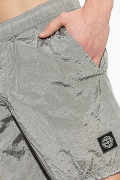 26SS 스톤아일랜드 나일론 메탈 펄 그레이 스웜팬츠 L1S15B100004 S0043 V0061 썸네일 3