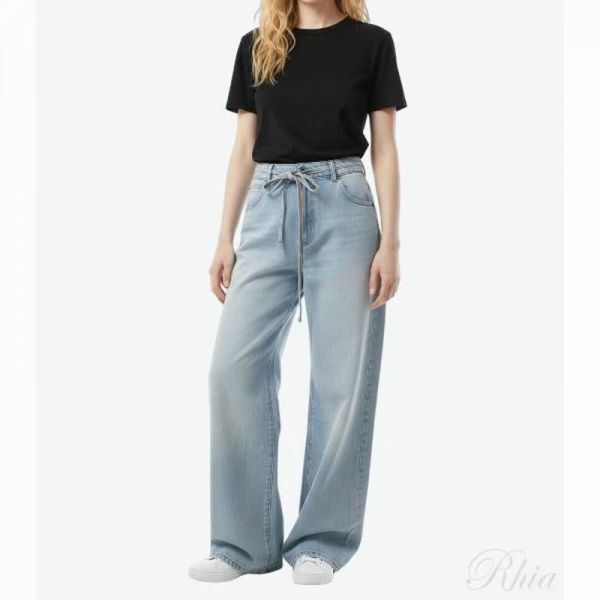 MSGM 25 와이드 데님 트라우저 3841MDP234L 257275 85 - MSGM