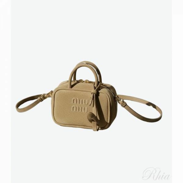 미우미우 25FW 스웨이드 마이크로 보 백 5NR020 ACSS F0393 - Miu Miu