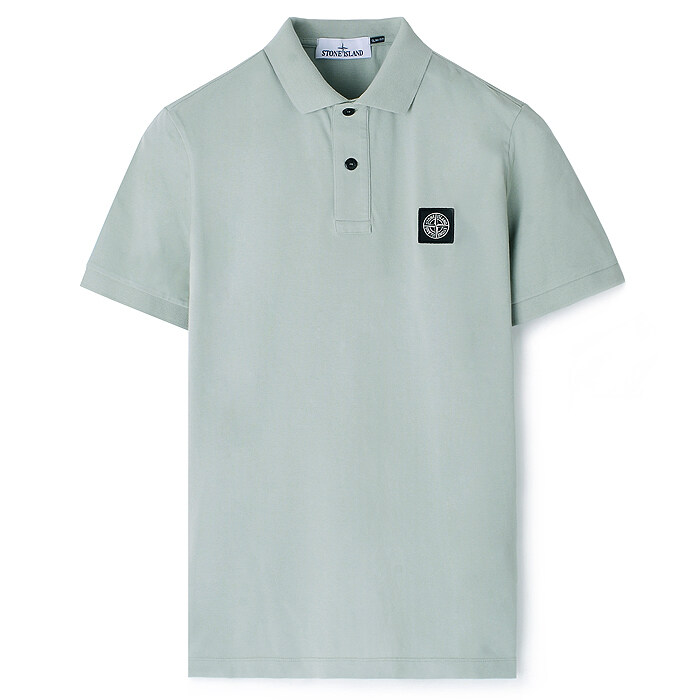 26SS 스톤 슬림 PK 반팔 카라티 더스티민트L1S152200008 S0017 V0055 - Stone Island