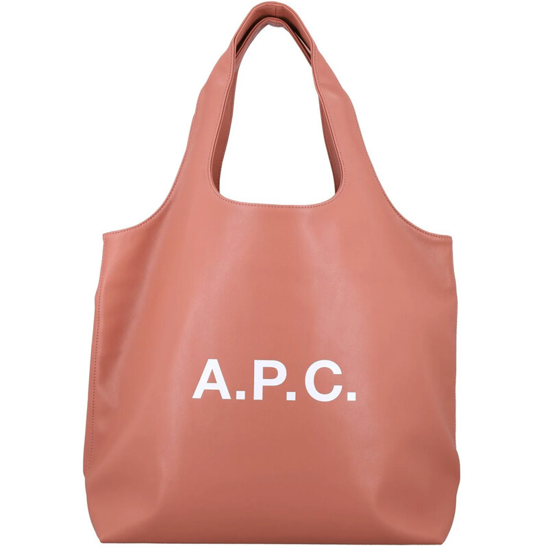 아페쎄 25FW NINON 로고 프린팅 토트백 다크핑크 PUAAT M61565 FAQ - A.P.C.
