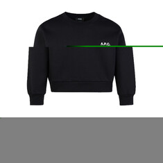 아페쎄 25FW 루 마담 스탠다드핏 기모 맨투맨 블랙 COHBV M27913 TZC 썸네일 1