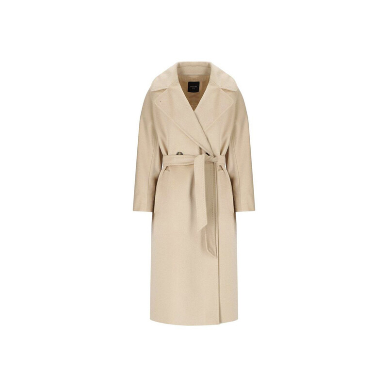 막스마라 26SS WKDRESINA 벨티드 더블코트 아이보리 2615011041 042 - Max Mara