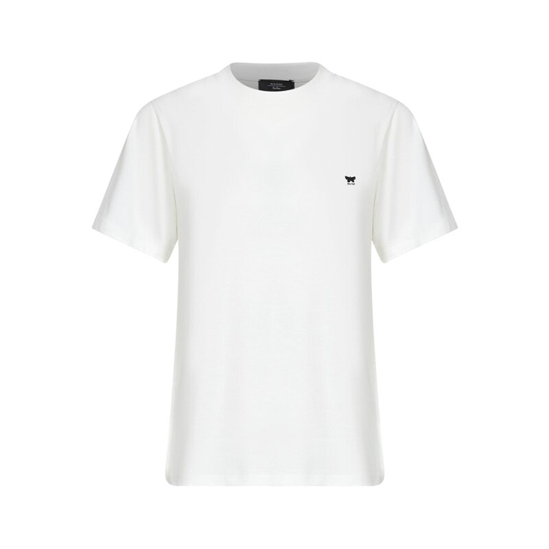 막스마라 26SS WKDVENACO 자수 로고 티셔츠 화이트 2615971031 001 - Max Mara