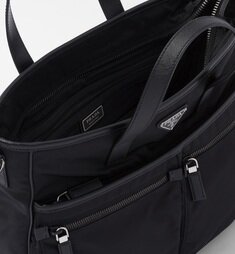 [비엔비명품관] PRADA 프라다 남성 리나일론 및 사피아노 토트백 숄더백 썸네일 3