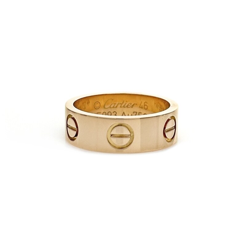 [46] 까르띠에 러브링 라지 5.5mm PG B1212C231 - Cartier