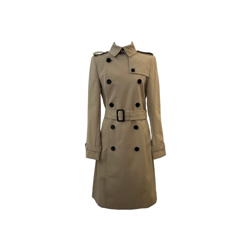 [8] 미사용 버버리 8008976 하본 뉴트렌치 베이지 롱코트 - Burberry