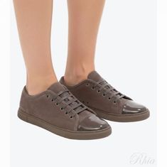 랑방 DBB1 스웨이드 페인티드 레더 스니커즈 FW SKDBB1VBAL H24690 썸네일 1