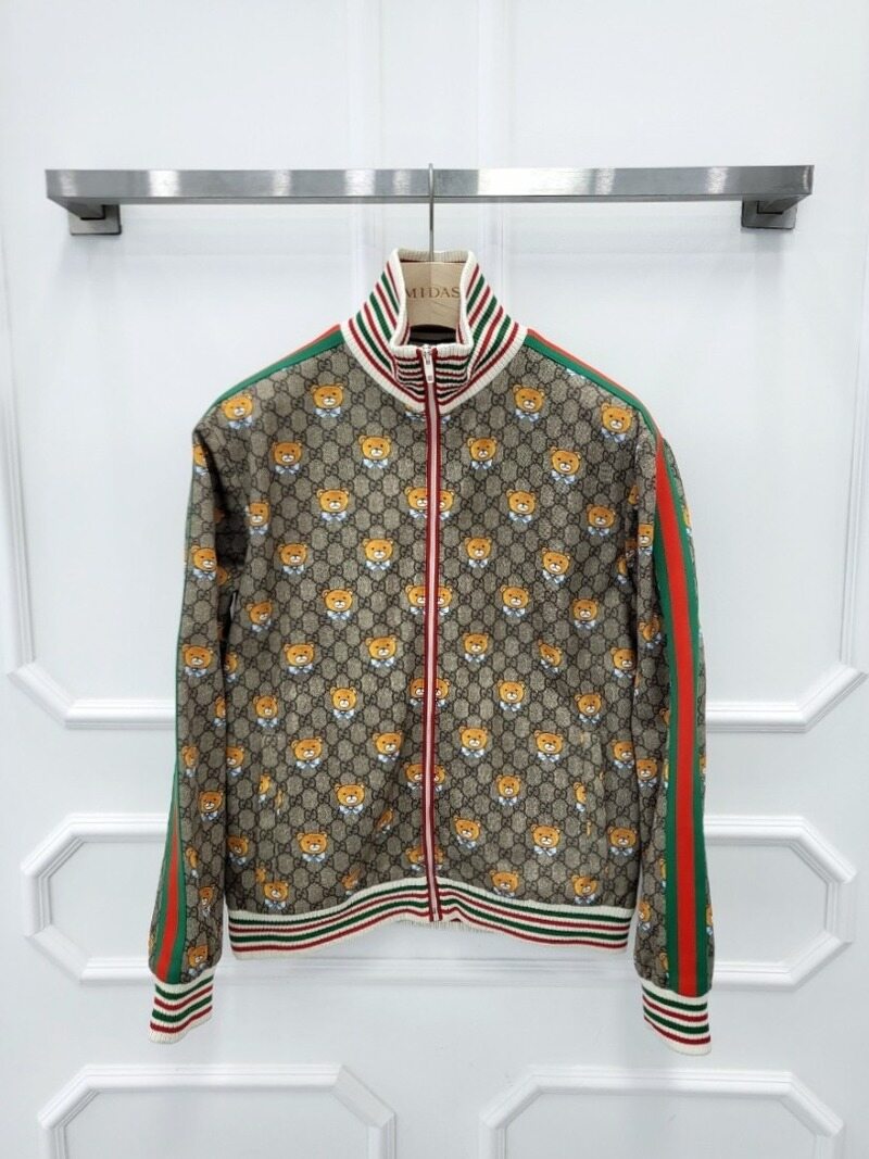 [미다스] 구찌 카이 콜라보 GG 저지 트랙 자켓 660213 S - Gucci