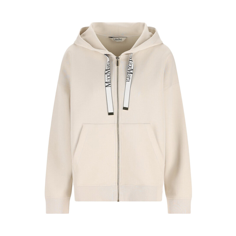 26SS 쥬르 SMMJOUR 드로우스트링 후드 집업 아이보리 2619921031 001 - Max Mara