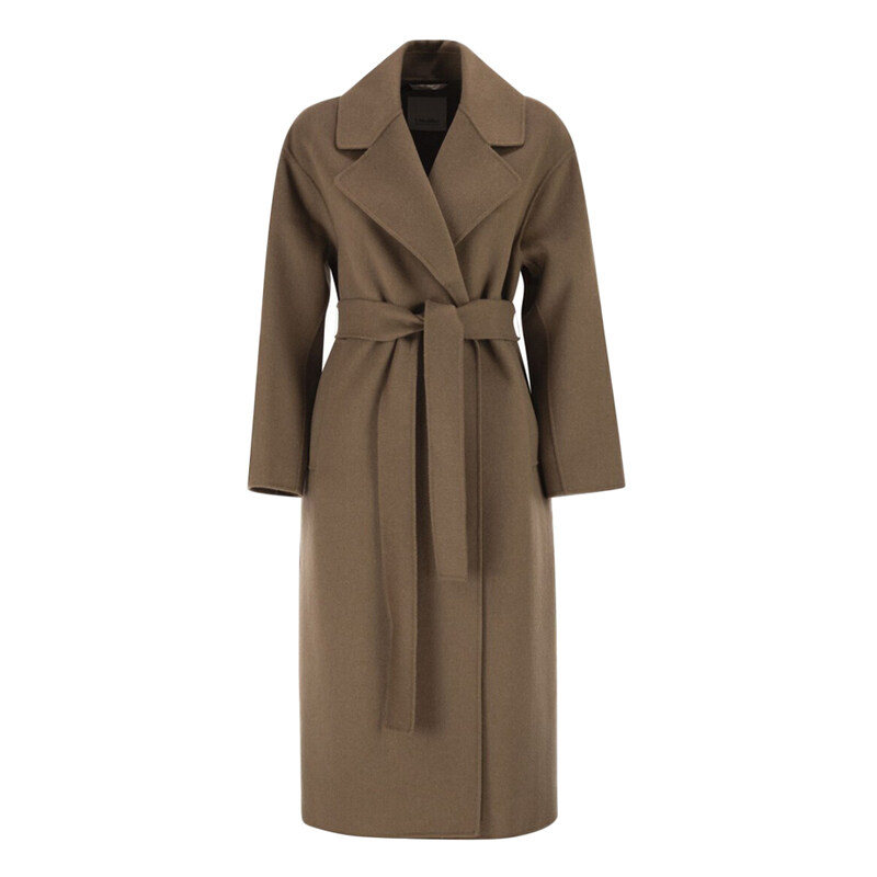 26SS 하비 SMMHOBBY 버진 울 로브 코트 다크우드 2619011091 098 - Max Mara