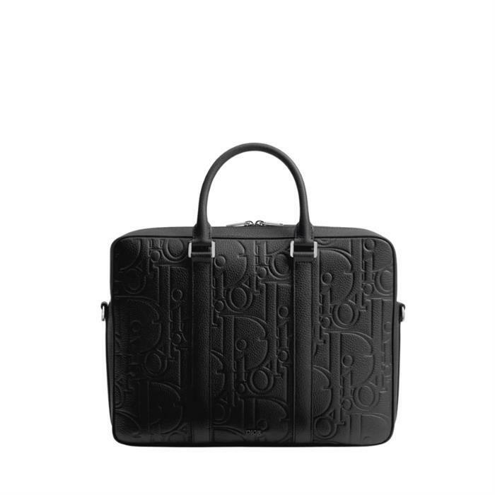 디올 지퍼 브리프케이스 1ESBR180LLG_H00N - Christian Dior