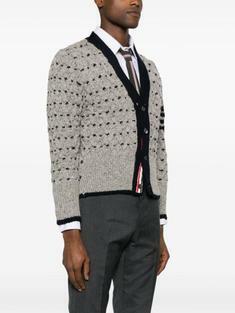 26SS 톰브라운 클래식 4 바 케이블 니트 가디건 MKC542AY1506055 LGRAY DOM 썸네일 3