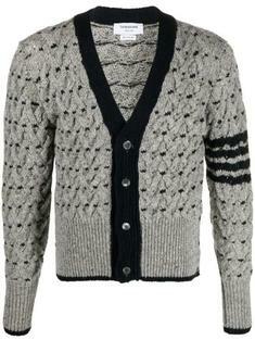26SS 톰브라운 클래식 4 바 케이블 니트 가디건 MKC542AY1506055 LGRAY DOM 썸네일 1