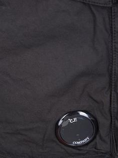 26SS 씨피 컴퍼니 스트레치 사틴 카고 렌즈 쇼츠 20CMBE127A110325G999 BLACK DOM 썸네일 3