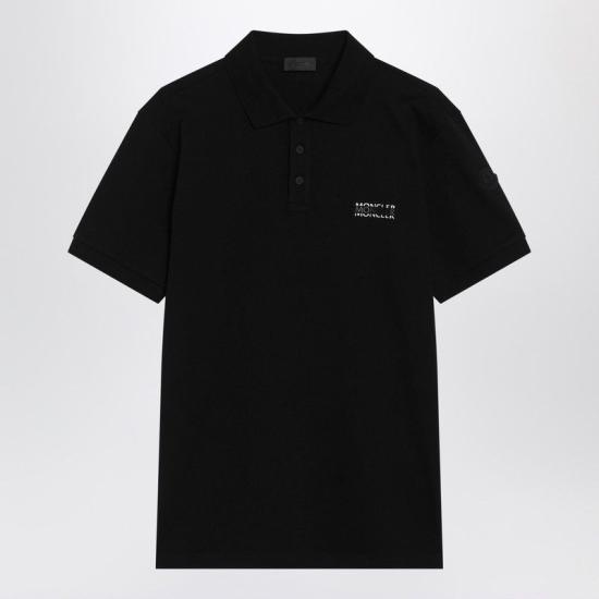 26SS 몽클레어 폴로 티셔츠 8A0000989A16999 BLACK DOM - Moncler