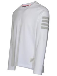 26SS 톰브라운 밀라노 코튼 4바 롱슬리브 티 MJS245A07323100 WHITE DOM 썸네일 2