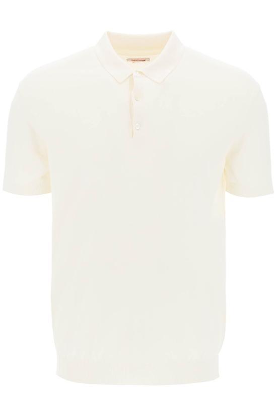 25SS 바라쿠타 폴로 티셔츠 BRMAG0003BKNT1840 IVORY DOM - Baracuta