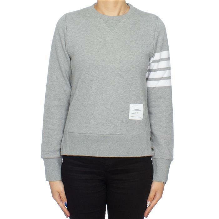 톰브라운 클래식 사선 완장 맨투맨 FJT002A 00535 055 - Thom Browne