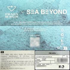 논현 더팩토리 26SS 프라다 삼각 로고 리나일론 드로우스트링 버킷 파우치 백 / 블랙 (1NS369 R067 F0002) 썸네일 9