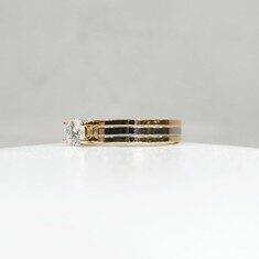 [럭스유] 까르띠에 다이아 방돔 루이 솔리테어 웨딩밴드 링 49호 썸네일 1