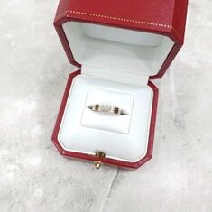 [럭스유] 까르띠에 다이아 방돔 루이 솔리테어 웨딩밴드 링 49호 썸네일 7