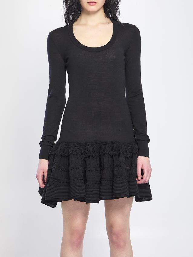 26SS 알라이아 울 크리놀린 미니 드레스 [M] AA9R2867K164C 995 - Alaia