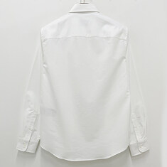 더팩토리 26SS 아미 하트 로고 버튼 다운 코튼 옥스포드 셔츠 / 내추럴 화이트 (BFUSH063 CO0031 168) 썸네일 1