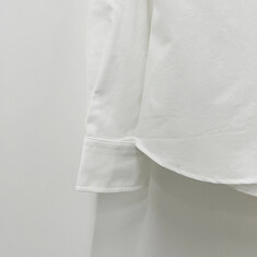 더팩토리 26SS 아미 하트 로고 버튼 다운 코튼 옥스포드 셔츠 / 내추럴 화이트 (BFUSH063 CO0031 168) 썸네일 5