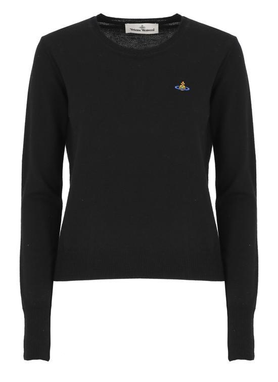 비비안웨스트우드 Bea 비아 ORB 자수 니트 스웨터 1803002SY0006N403 DOM - Vivienne Westwood