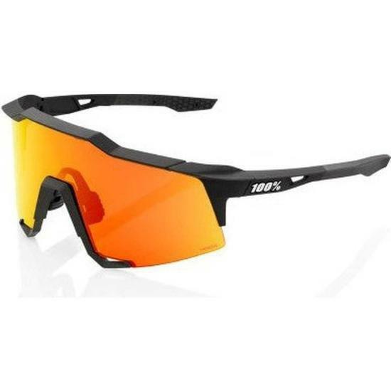100퍼센트 선글라스 6000700008 SOFT TACT BLACK HIPER RED MULTILAYER MIRROR LENS DOM - 100Percent Design
