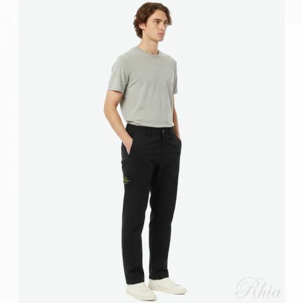 스톤아일랜드 26SS 3100021 스트레치 오가닉 코튼 트윌 치노 트라우저 L1S15 S0A10 V0029 - Stone Island