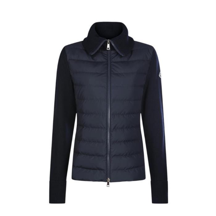 몽클레어 패딩 울 집업 가디건 네이비 9B00020 M1131 742 - Moncler