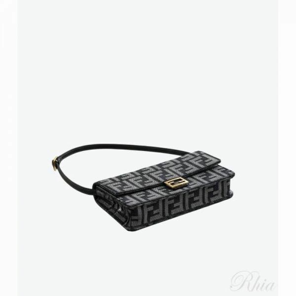 펜디 지갑 On 체인 패브릭 FF 이펙트 8M0498 AUT4 F1UJ5 바게트 - Fendi