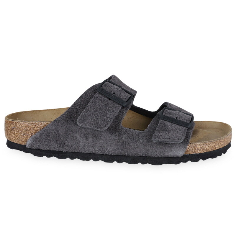 디몬트 버켄스탁 남성 아리조나 스웨이드 레더 샌들(벨벳그레이) 1028592 VELVETGREY - Birkenstock
