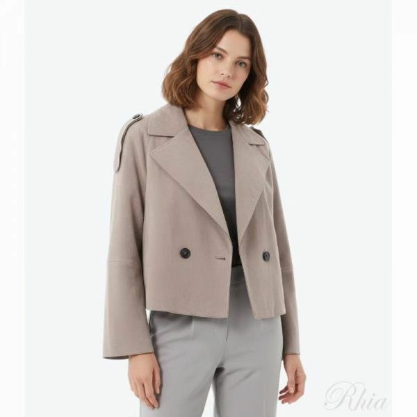 막스마라 마가 레더 트렌치코트 25446061 001 25446061600 - Max Mara