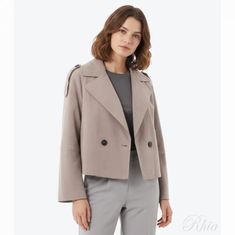 막스마라 마가 레더 트렌치코트 25446061 001 25446061600 썸네일 1