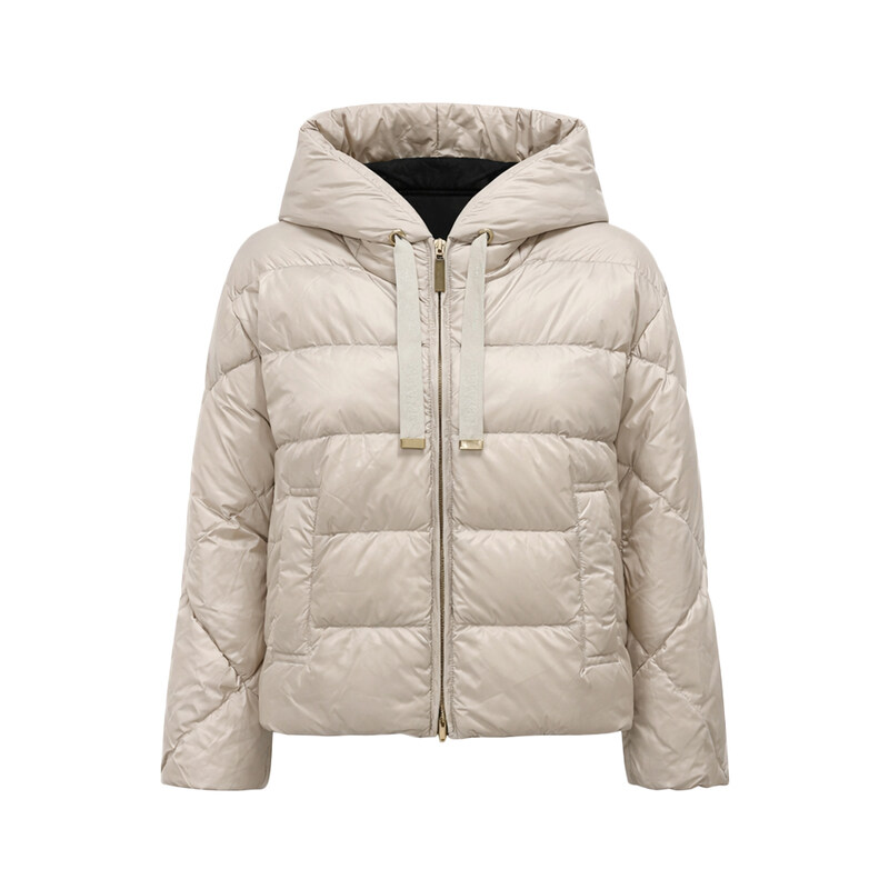 26SS 소프트페 MTCSOFTFE 후드 패딩자켓 화이트샌드 2619481084 031 - Max Mara