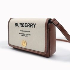 버버리 여성 크로스백 Burberry(버버리) 8055220 뉴 햄프셔 호스페리 캔버스 레더 크로스백 썸네일 2