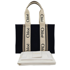 끌로에 우디 울 미디엄 토트백 CHC21WS383F6948M 5333 썸네일 2