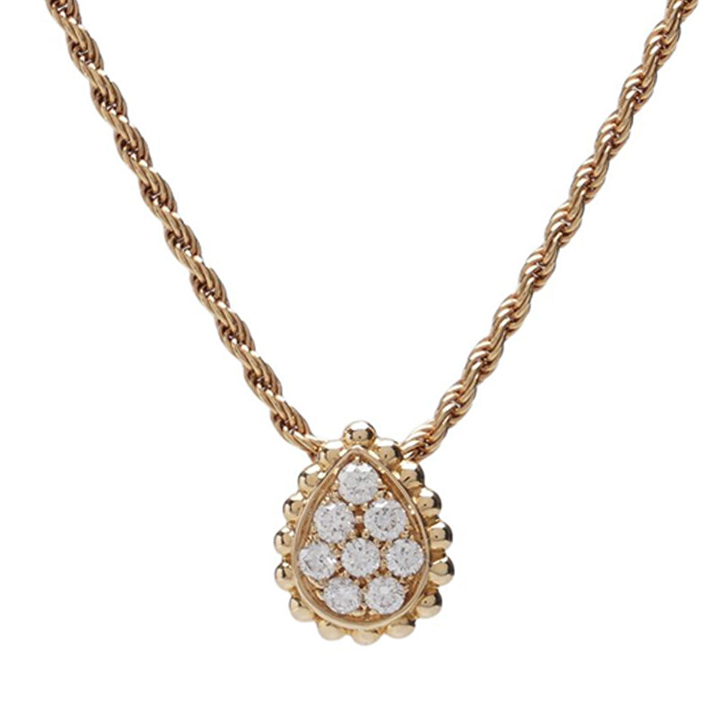 로즈 골드 다이아 18K 쎄뻥 보헴 XS 목걸이 - Boucheron
