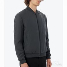 휴고보스 50520477 063 블루종 집업 자켓 썸네일 1
