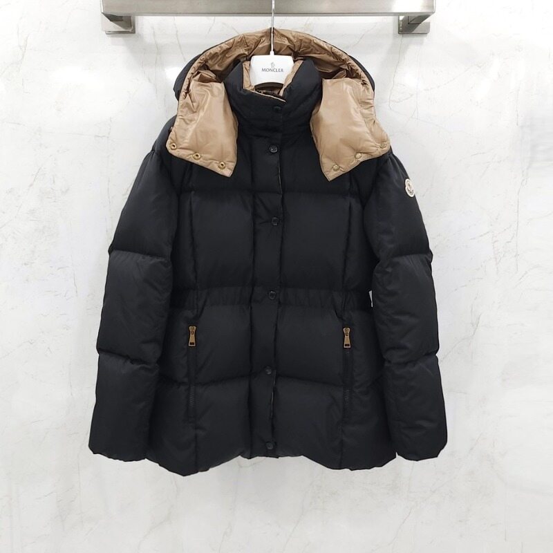 [럭스유] (새상품) 1 / 몽클레어 블랙 AGNEUX 아그녹스 퀄팅 후드 다운 패딩 - Moncler