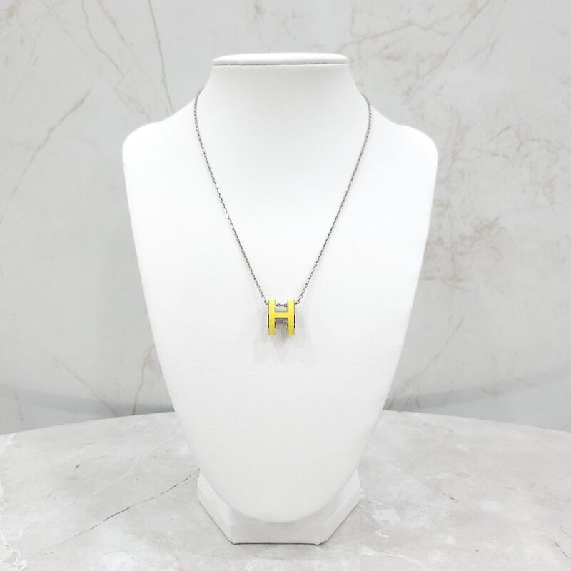 [럭스유] 에르메스 H 펜던트 팝아슈 목걸이 미모사 H147991FP - Hermes